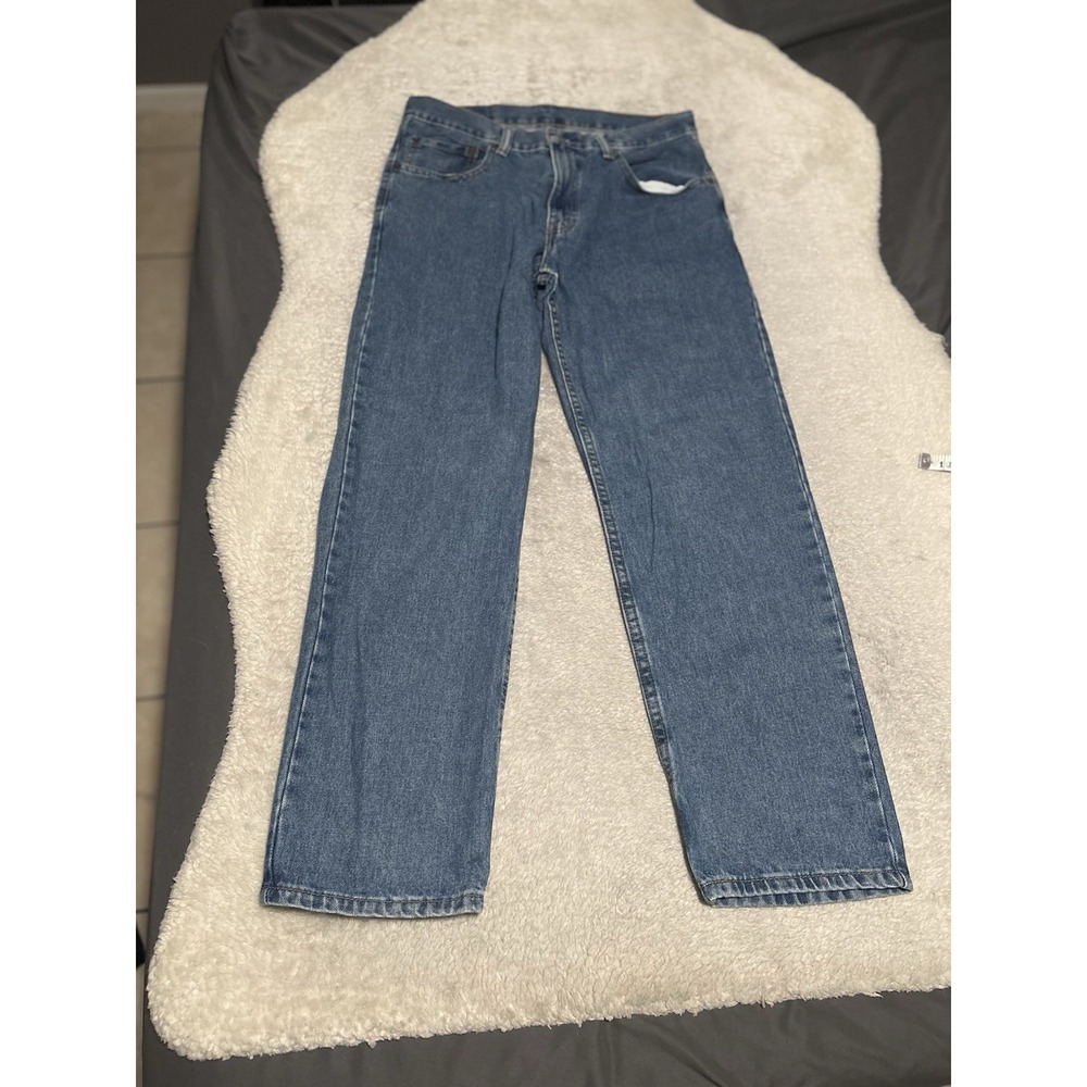 Levi's 550 Relaxed Fit Men's Blue Denim Jeans Size 32x30 90s
